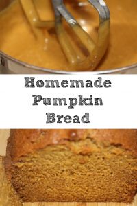This Homemade Pumpkin bread is the perfect way to bring in cooler weather or dream of fall and everything baking!!! Easy frugal bread to make and freeze!