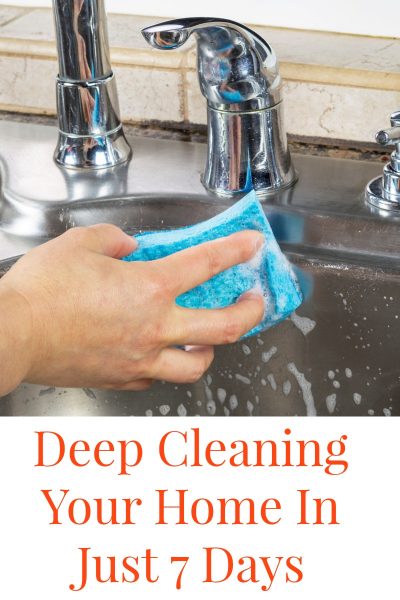 These are easy ways for Deep Cleaning Your Home in Just 7 Days!! It is crazy how easy this can be to do and also to maintain.