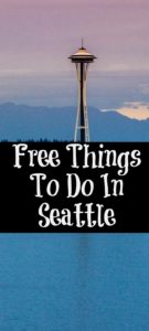 There are a lot of Free Things to do in Seattle!! It can be very easy to take a quick and frugal trip to the big city, parks, Pikes Place, and so much more!