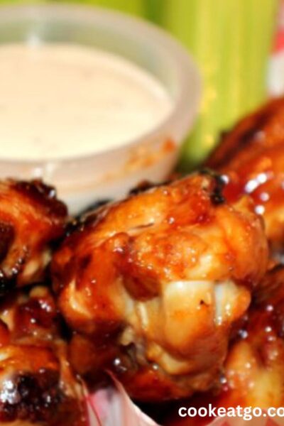 Grilled Coca Cola Chicken Wings With Ranch