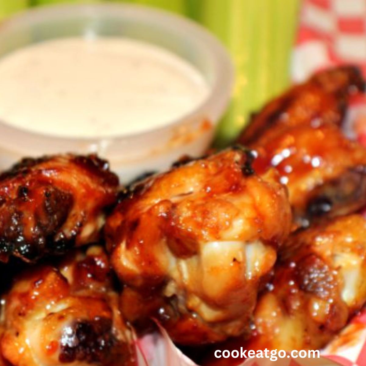 Grilled Coca Cola Chicken Wings With Ranch
