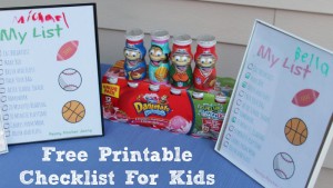 Free Printable Checklist For Kids
