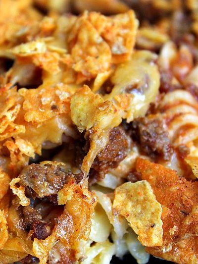 This Taco Twist Casserole is the perfect casserole for a busy weeknight and any taco Tuesday! Sure to be a hit with any of the kids in your house!