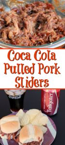 These Coca Cola Pulled Pork BBQ Sliders are perfect for tailgating! Easy to make in the crockpot and full of flavor to make the whole crowd happy!