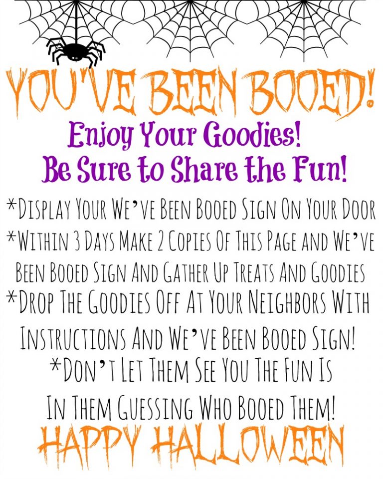 Free Halloween Booing Printables! - Cook Eat Go
