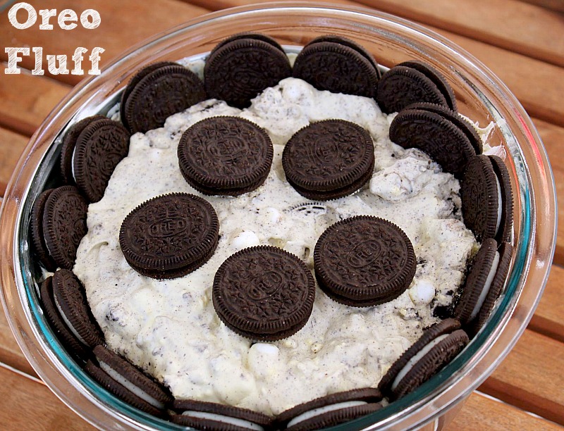 Oreo Fluff is the perfect quick desert to make for any potluck or BBQ!!! Oreo Fluff is always a huge hit at any get together with kids and adults!