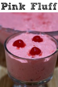 Pink Fluff Dessert is so easy to make, frugal in cost, and is also perfect for Potlucks!! This is an old-school dessert recipe made out of fruit, jello, and cottage cheese! Make it ahead of time and keep it in the fridge ready to go for potlucks or desserts on the holiday making your life so much easier!!
