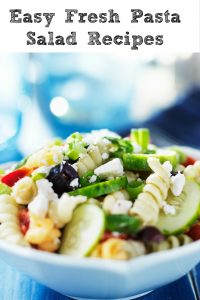 These easy and fresh pasta salad recipes are perfect for any bbq get together. It's the perfect side dish to make up the night before and just grab and go.
