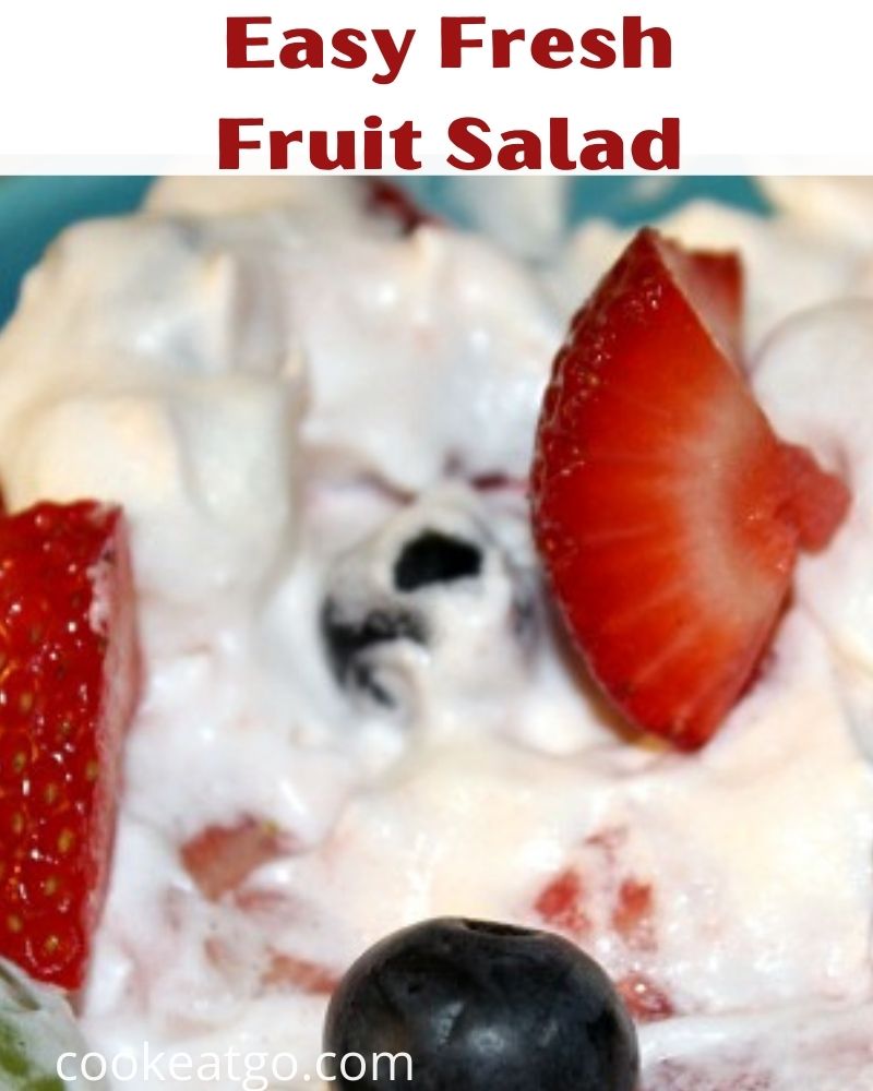 This fresh fruit salad is sure to be a hit with everyone! Use the summer's fresh fruit and whipped topping to make a dish perfect for any meal and gathering