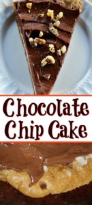 This Chocolate Chip Cake is perfect quick dessert for the holidays!! Plus it is great to make for get togethers all year round!
