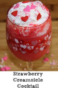 This Strawberry Creamsicle Cocktail And Mocktail recipe is perfect for any get together or even girls night in! Easy to assemble and the taste is amazing!