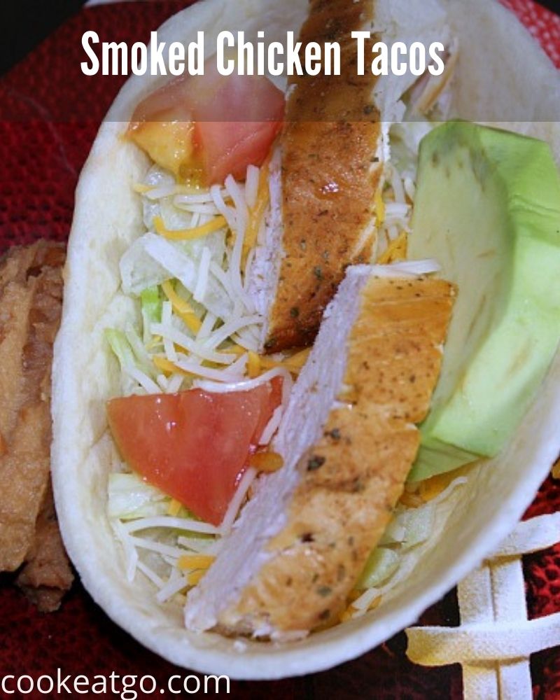 These Smoked Chicken Salad Tacos are perfect for any tailgating situation or even just a get-together! Easy and full of flavor they will be a hit!
