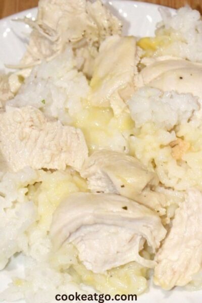 Creamy Ranch Chicken Skillet Dinner On A White Plate