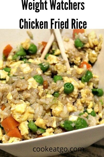 Weight Watchers Chicken Fried Rice is a great dinner and one that my kids love to eat!! Be sure to check out this easy to create protein heave meal!