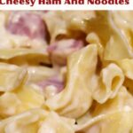This Easy One Pot Cheesy Ham Noodles Recipe is perfect quick night dinner to make that the kids will love!! Plus it only requires one dish and is budget friendly.