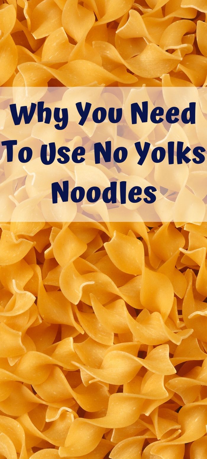 No Yolks noodles are the perfect addition to any meal! Perfect for casseroles, soups, as a side item, and any many different recipes as well.