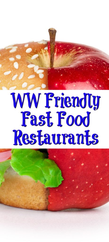 These 7 Best Weight Watchers Friendly Fast Food Restaurants are great for those times you are out and about and can't stick to what you had planned.