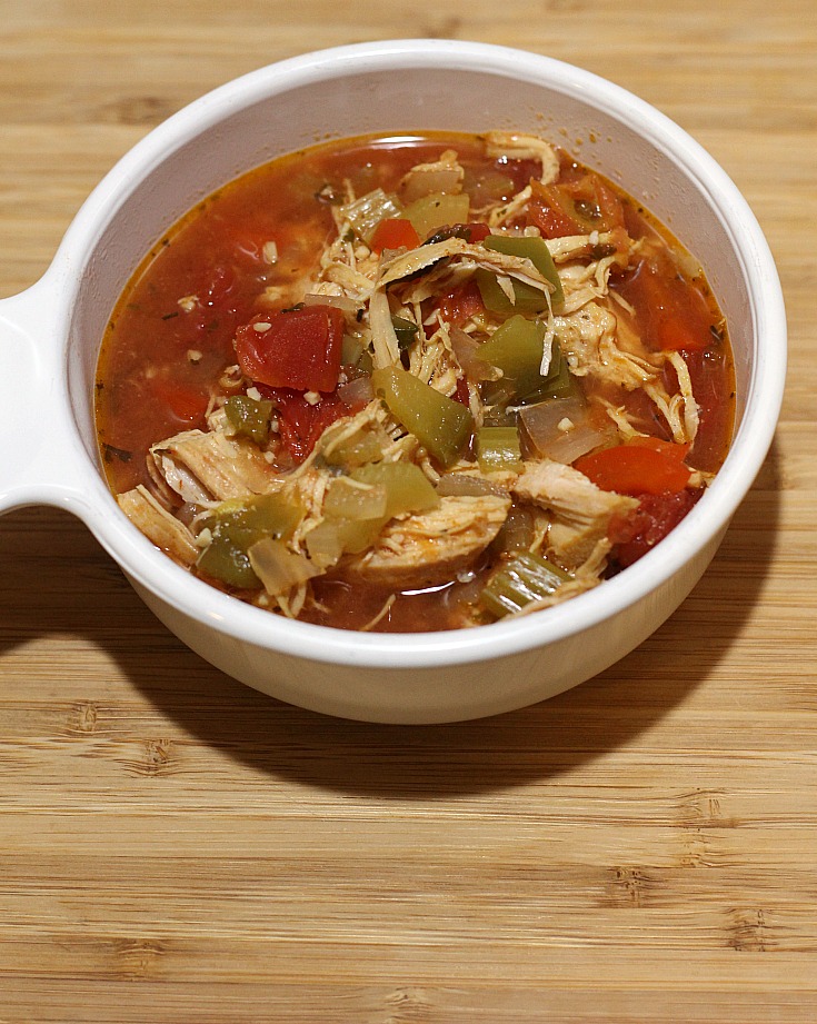 This Slow Cooker Chicken Fajita Soup is the perfect soup to make on a cold day! The smell from your crock pot will warm the whole house! Plus it has 0 Weight Watchers Smart Points with the new Freestyle plane from Weight Watchers! 