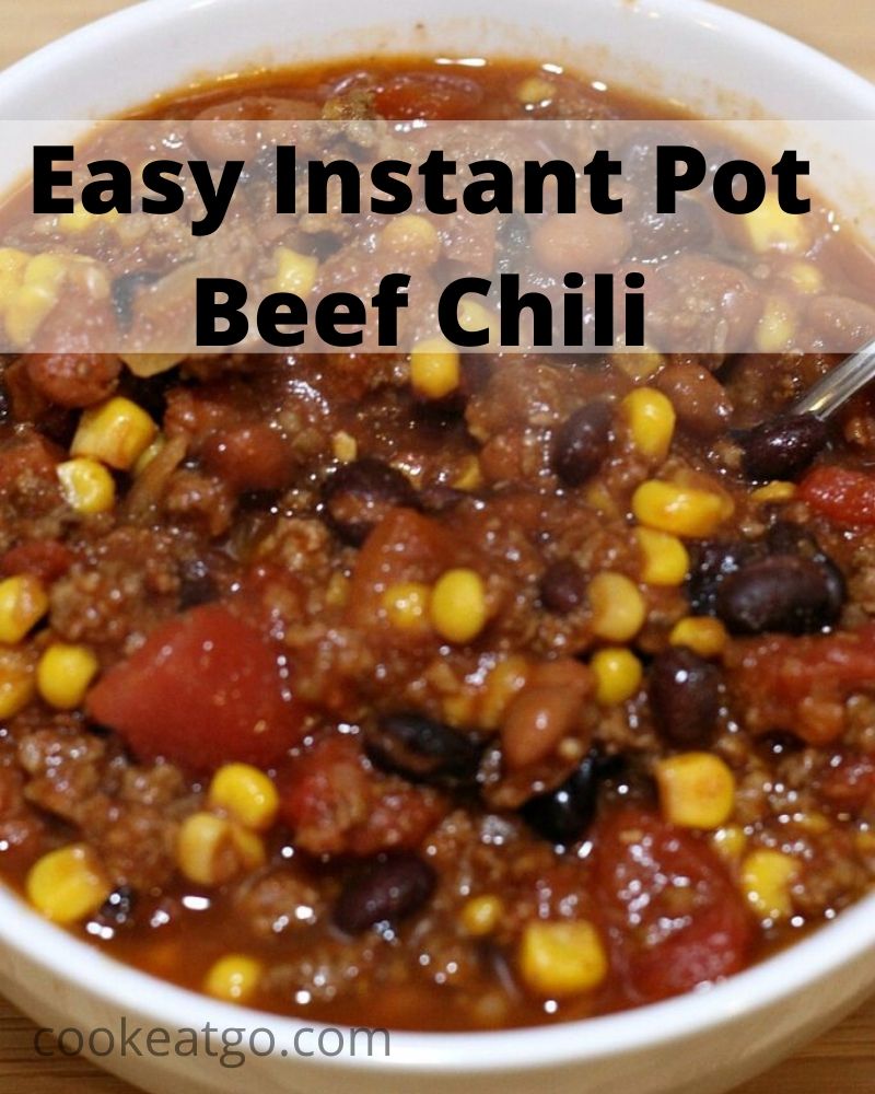This Instant Pot Beef Chili is so easy to make and will be a hit with the family! I get all the ingredients in bulk or on great sales to always have on hand as pantry staples for our family dinners!