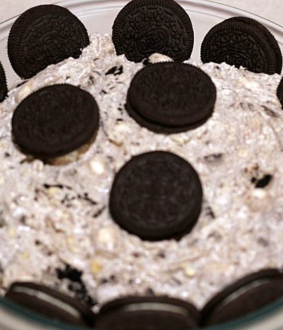 Oreo Fluff is the perfect quick desert to make for any potluck or BBQ!!! Oreo Fluff is always a huge hit at any get together with kids and adults!