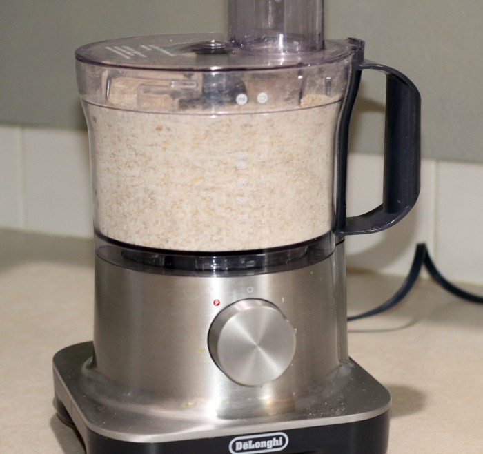 Oats Ground up in a food processor