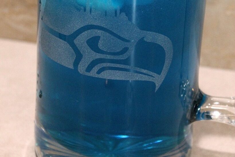 12th Man Game Day Cocktail In Seahawks beer stein