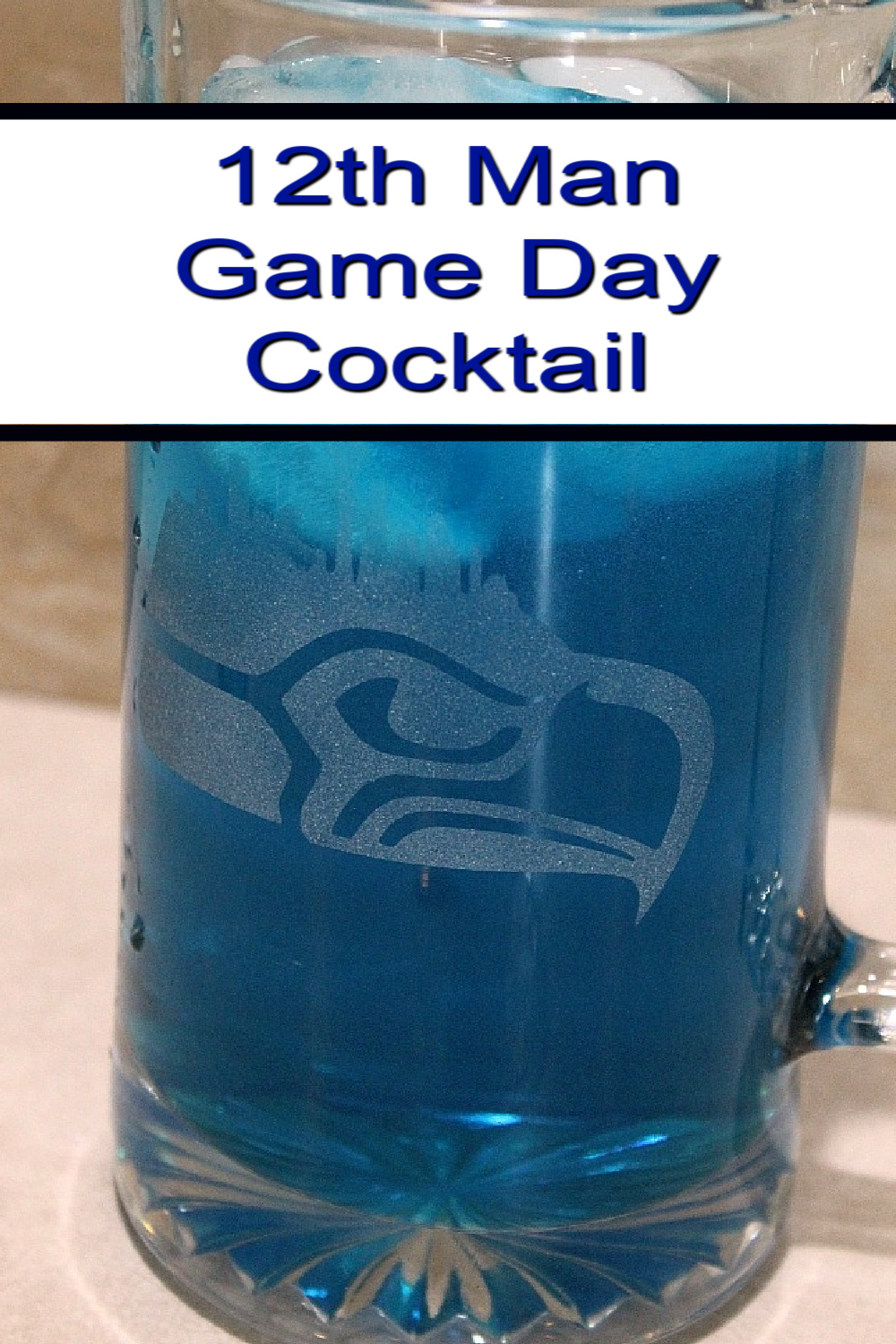 This 12th Man Game Day Cocktail Recipe is perfect to whip up at home any time or when tailgating! The taste is light and refreshing for cheering them on!  