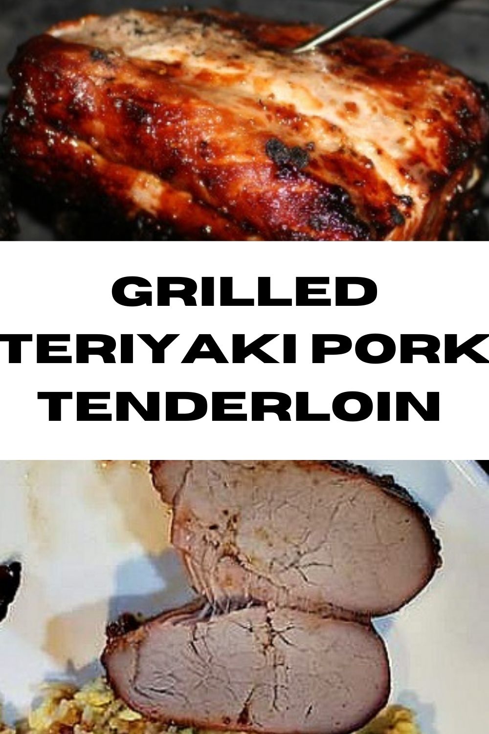 This Grilled Teriyaki Pork Tenderloin Recipe is perfect to make for dinner at home! The easy marinade adds great flavor, and pairs great with fried rice to.