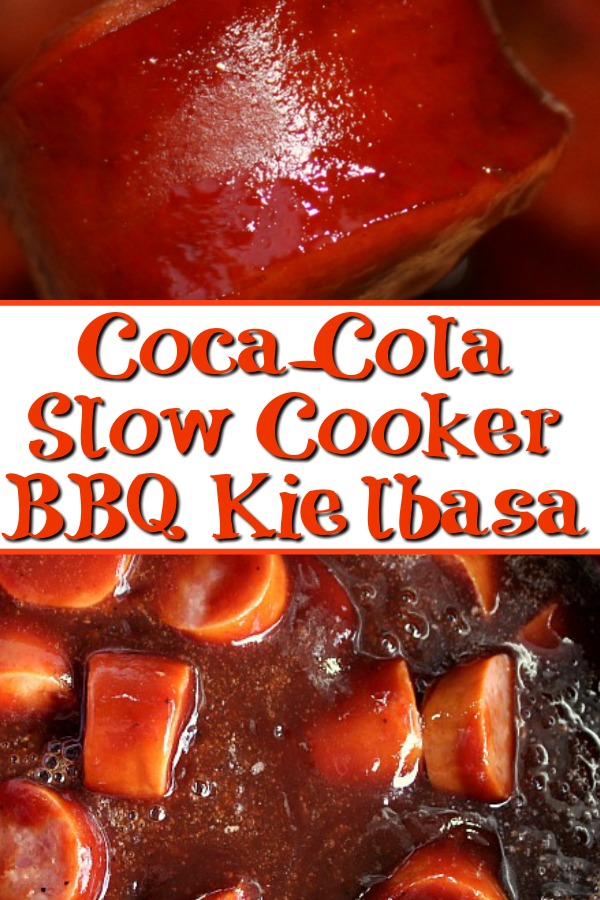 This Coca-Cola Slow Cooker BBQ Kielbasa is the perfect get together or game day recipe!!! With few ingredients and a slow cooker, it can't get any easier! 