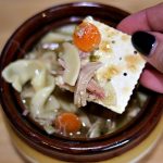 This Smoked Turkey Noodle Soup is perfect to use up any leftover turkey from any holiday dinner! Full of flavor and also perfect to freeze for later on.