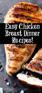 There are never enough Chicken Breast Recipes it seems like!! Chicken breasts are perfect protein for dinner, love fast frugal chicken breast recipes.