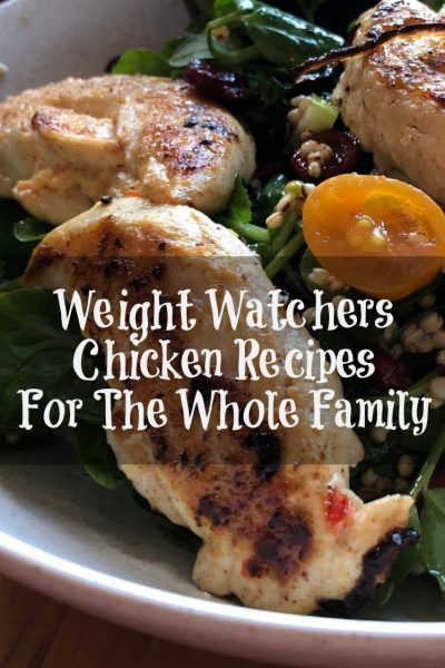 Weight Watchers Chicken Recipes are perfect to make for family dinner!! There are a lot of 0 Weight Watcher Free Style Smartpoints options or low point.