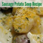 This Crockpot Sausage Potato Soup is so easy to make and will be a hit with the whole family as well! Plus it's a great frugal meal to make as well.