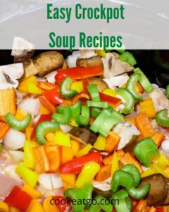 These Easy Crockpot Soup Recipes are perfect for busy weeknights and cold fall days! The aroma of soup in the crockpot makes the house cozy!