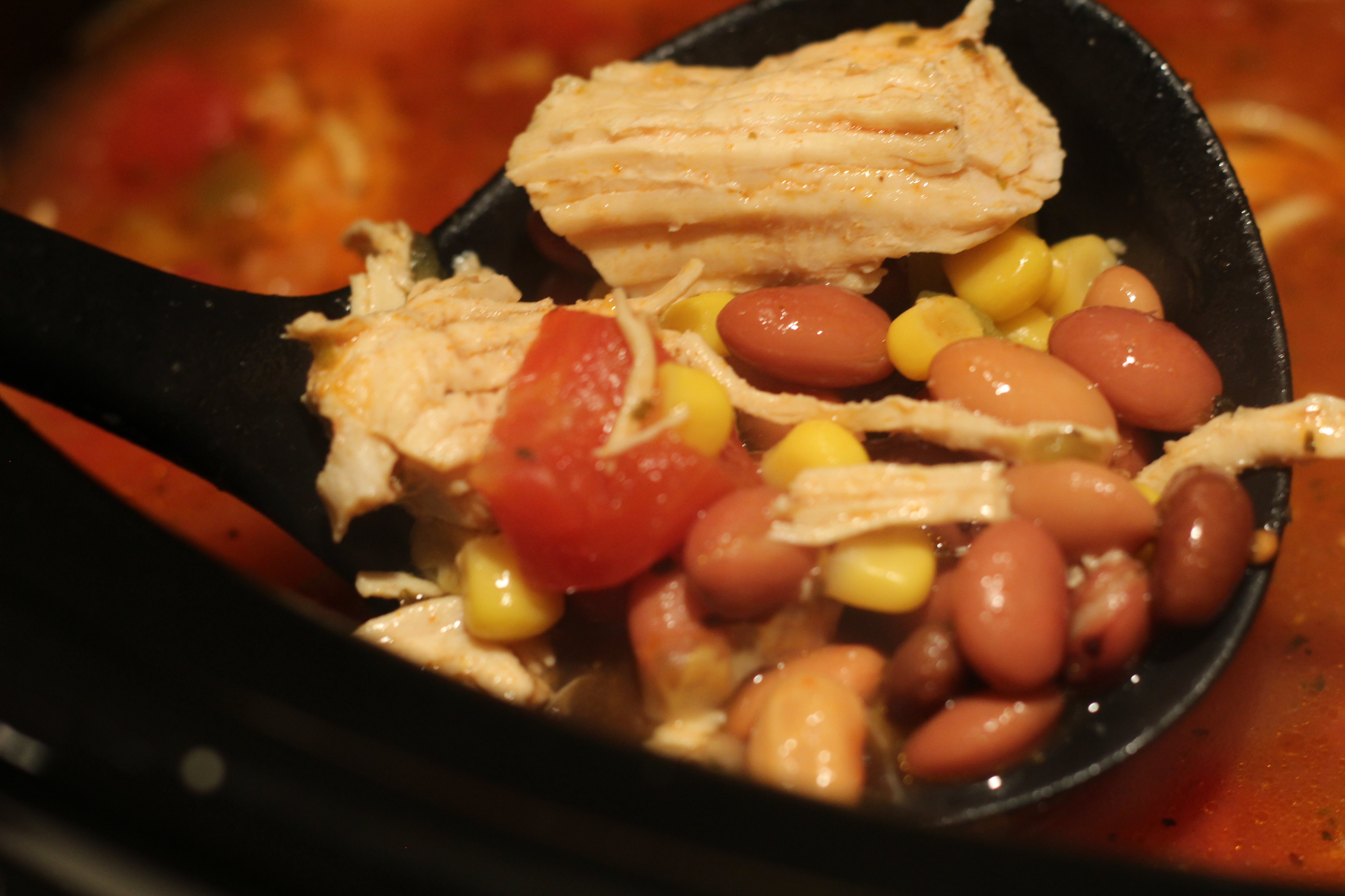 This Weight Watchers Chicken Taco Soup Recipe is one your whole family will love! Plus it works out to zero freestyle points and low smartpoints! 
