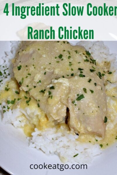 Crock Pot Ranch Chicken an easy dinner to make up and frugal as well! Perfect for busy weeknights with little prep or effort to get dinner on the table!