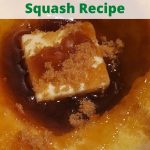 This Oven Roasted Acorn Squash Recipe is the perfect fall comfort vegetable food. Use maple syrup and brown sugar to make acorn squash into fall comfort food!