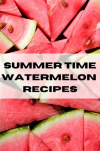 Watermelon Recipes are perfect to enjoy during the summer months!! This is one of our favorite fruits to pick up at our local farmers market!