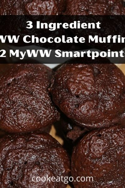This easy 3 Ingredient Chocolate Weight Watchers Muffins Recipe is a perfect small treat! Satisfy your chocolate craving with a low Smartpoint muffin.