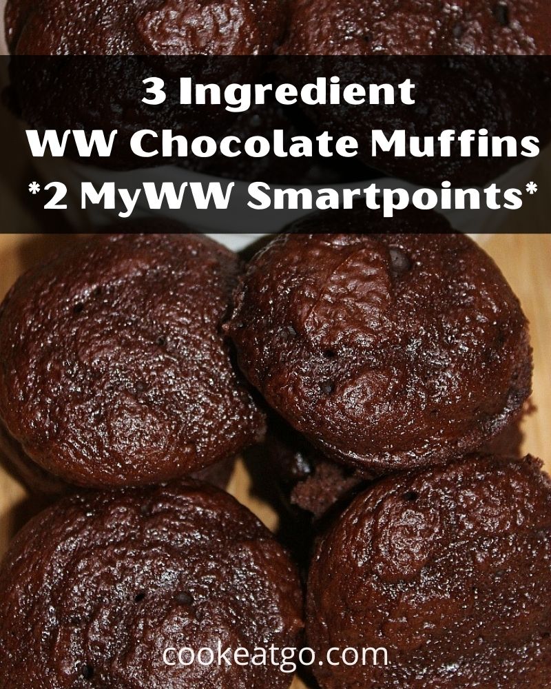 This easy 3 Ingredient Chocolate Weight Watchers Muffins Recipe is a perfect small treat! Satisfy your chocolate craving with a low Smartpoint muffin.