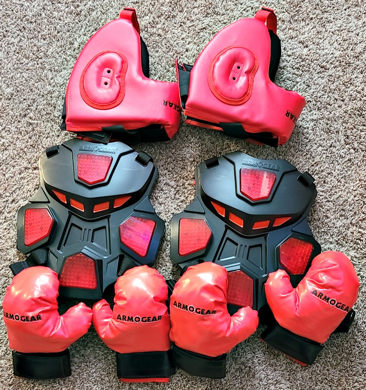 ArmoGear Boxing Battle is the perfect gift for active kids! The headgear and gloves make punching the vest harmless, and a great workout! 