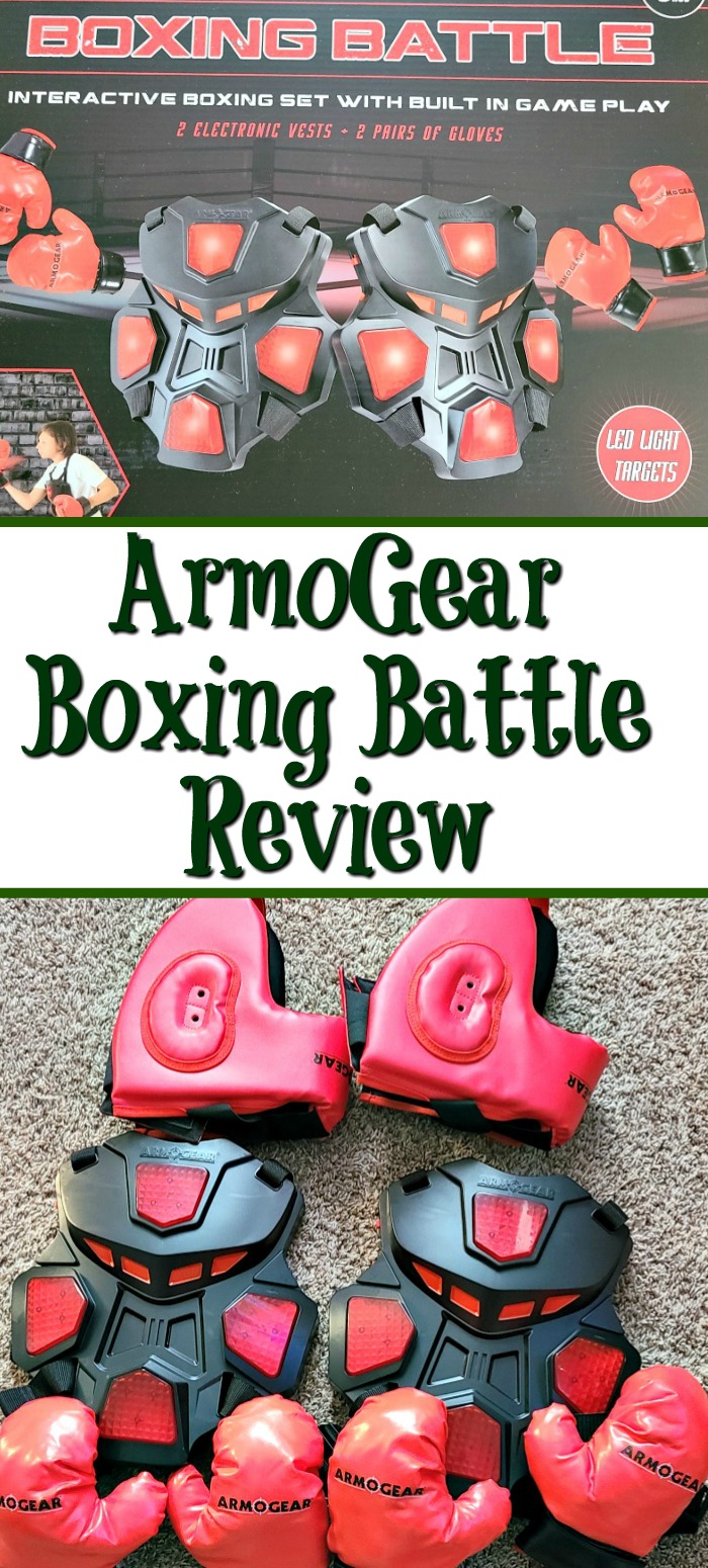 ArmoGear Boxing Battle is the perfect gift for active kids! The headgear and gloves make punching the vest harmless, and a great workout!
