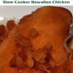 This 3 Ingredient Slow Cooker Hawaiian Chicken is perfect for any quick weeknight dinner!! Easy to make and delicious as well!