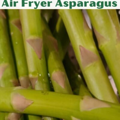 How To Make Air Fryer Asparagus! Asparagus is a zero-point vegetable on the My WW plans and is so fast easy to make in the air fryer as a side dish. You can make this with spray butter, bacon, or olive oil! Use different seasonings to change up the flavor or add cheese for a tasty side dish. 