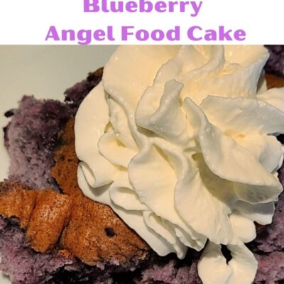 This 2 Ingredient Blueberry Angel Food Cake Recipe is so easy to make! This gooey dessert works out to low My WW Smartpoints as well! 2 Ingredient Desserts are so easy to make!