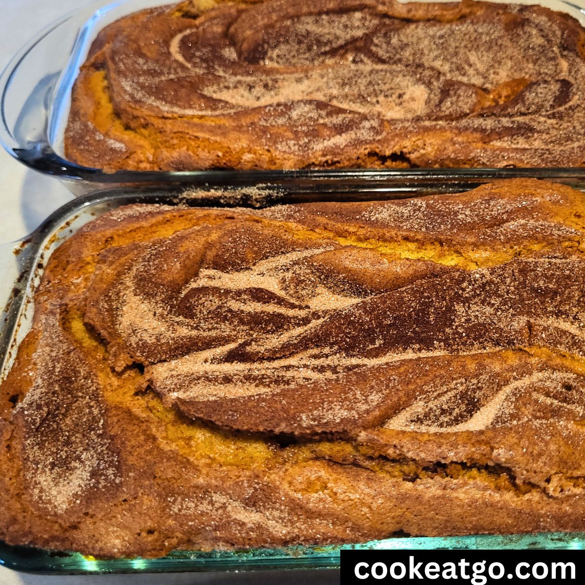 Amish Friendship Bread Baked in bread pan