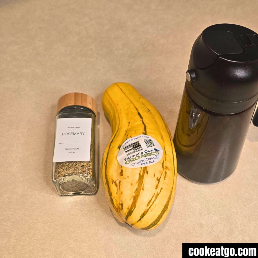 Air Fryer Delicata Squash Ingredients