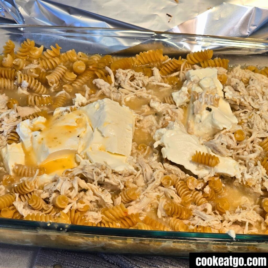 Italian Chicken Bake before baking